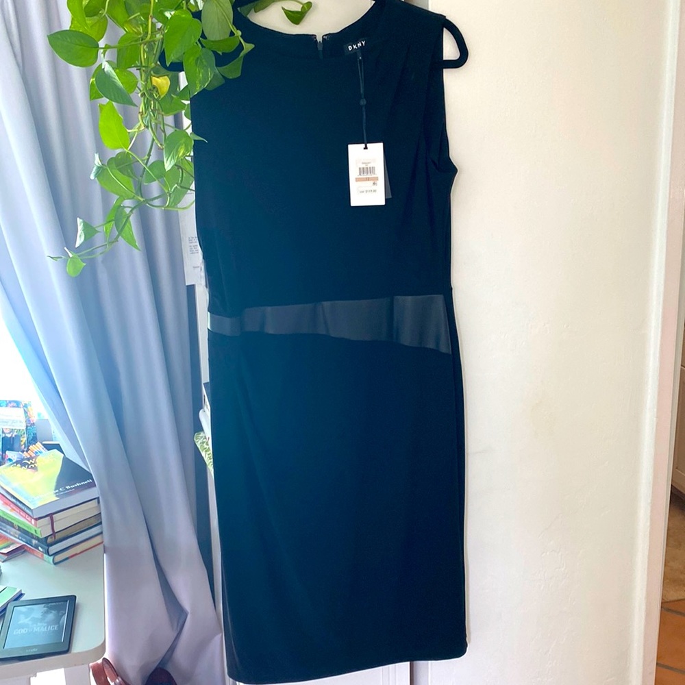 NWT DKNY Black dress for work, weddings, occasions
